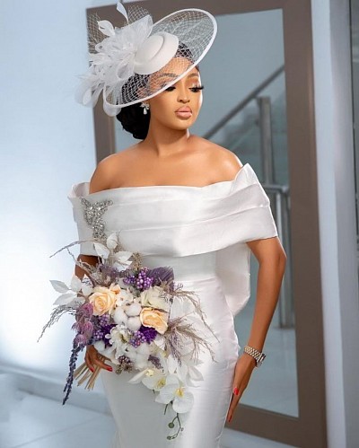 A beautiful bridal dress